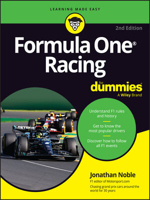 cover image of Formula One Racing For Dummies